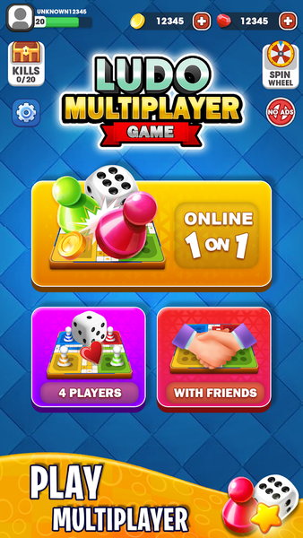 Ultimate Ludo Game Online - عکس بازی موبایلی اندروید