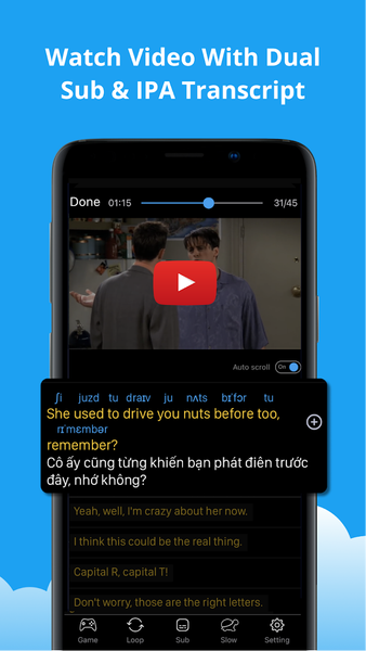 eJOY Learn English with videos - Image screenshot of android app
