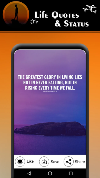 Life Quotes & Status - Image screenshot of android app