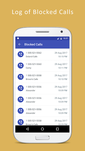 Call Blocker - Blacklist, SMS Blocker - عکس برنامه موبایلی اندروید