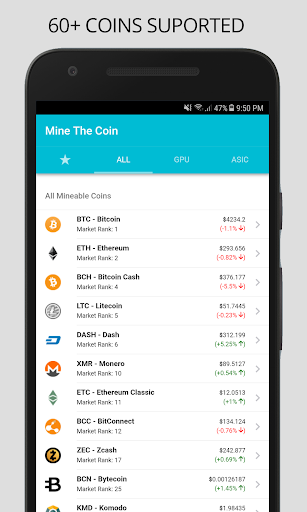 Mine The Coin - Crypto Mining Profit Calculator - Image screenshot of android app