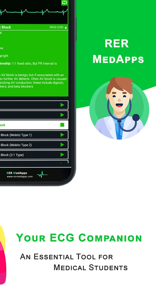 ECG Academy | ECG Made Easy - عکس برنامه موبایلی اندروید