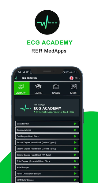 ECG Academy | Doctors, EMT - عکس برنامه موبایلی اندروید