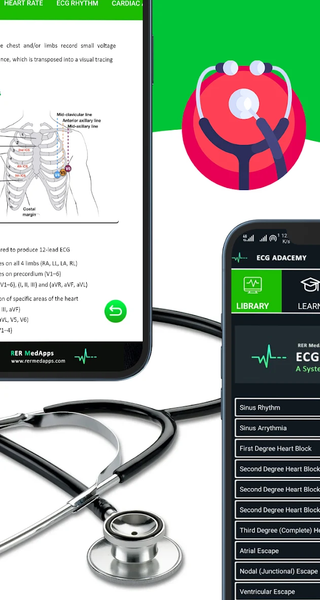 ECG Academy | ECG Made Easy - عکس برنامه موبایلی اندروید