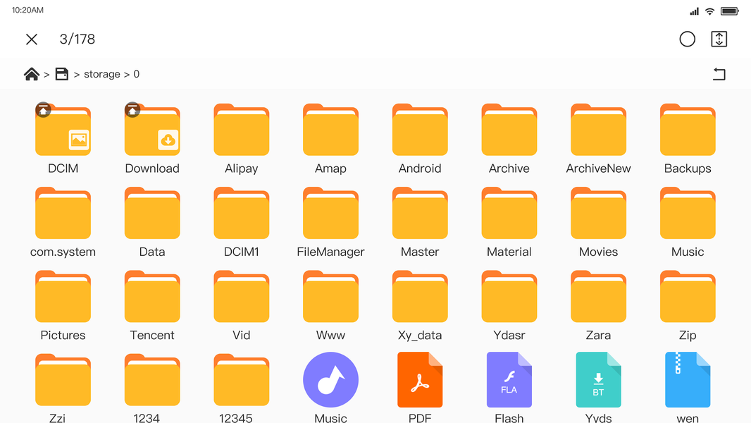 File Manager - عکس برنامه موبایلی اندروید
