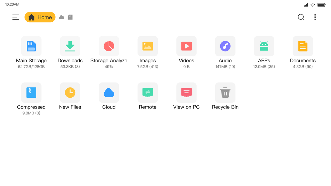 File Manager - عکس برنامه موبایلی اندروید