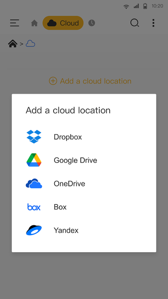 File Manager - عکس برنامه موبایلی اندروید