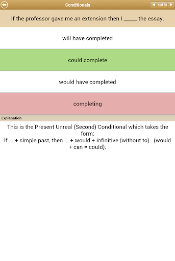 Grammar Up Lite - Image screenshot of android app