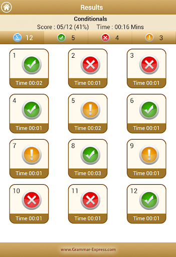 Grammar Up Lite - Image screenshot of android app