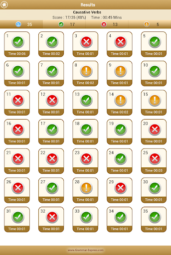 Grammar Up Lite - Image screenshot of android app