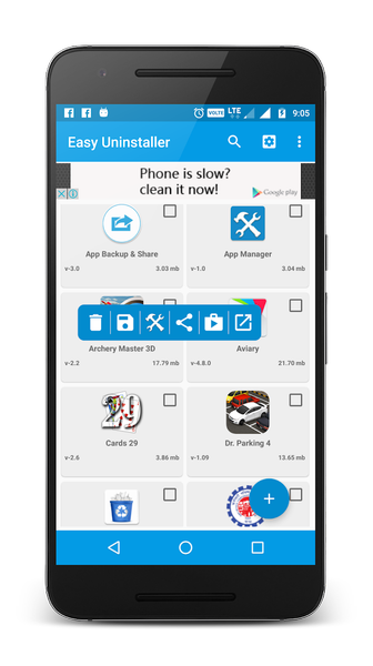 Easy Uninstaller - عکس برنامه موبایلی اندروید