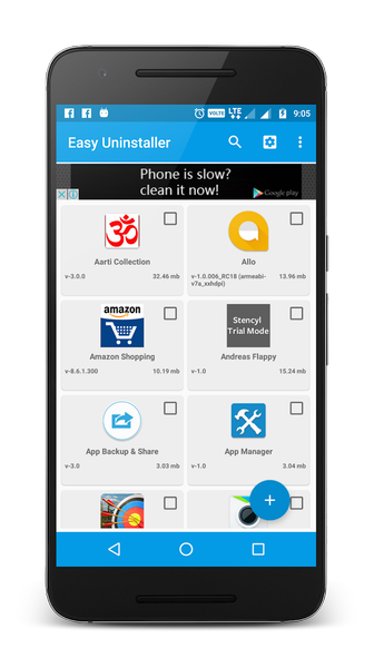 Easy Uninstaller - عکس برنامه موبایلی اندروید