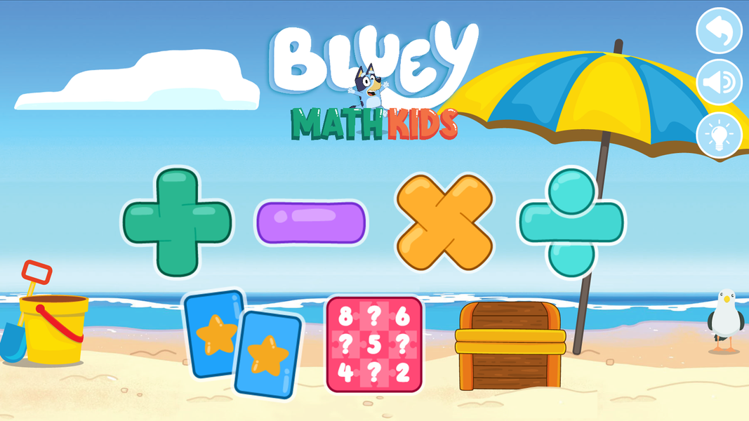 Bluey Math Kids - عکس بازی موبایلی اندروید