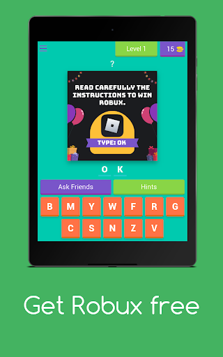 Get Robux Free - Quiz ۲۰۲۱ - عکس برنامه موبایلی اندروید