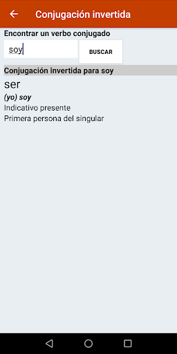El Conjugador - Image screenshot of android app