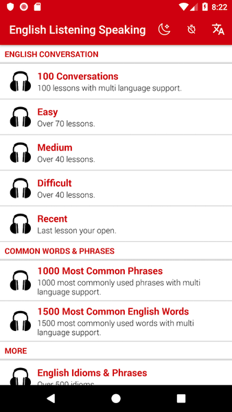 Learn English Conversation - Image screenshot of android app
