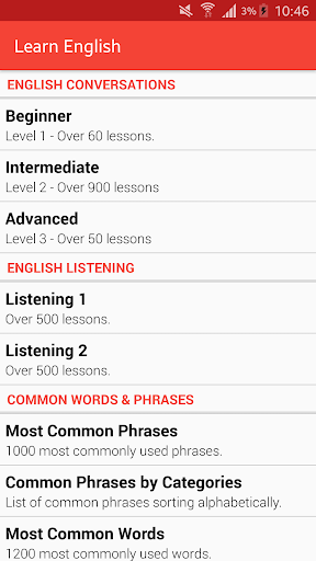 Learn English by Listening - Image screenshot of android app