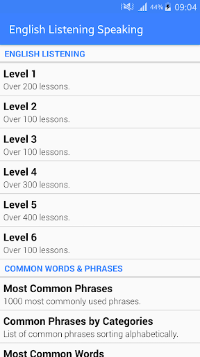 English Listening & Speaking - Image screenshot of android app