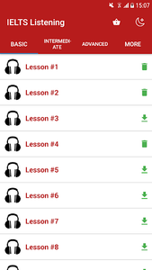 IELTS Listening - Image screenshot of android app
