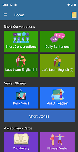 English Conversation Practice - Image screenshot of android app