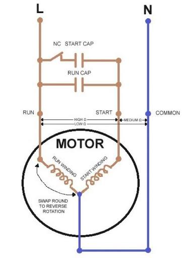 Electrical Motor Wiring Diagram - عکس برنامه موبایلی اندروید