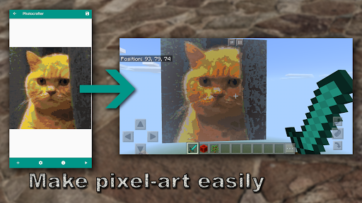 Pixelart builder for Minecraft - عکس برنامه موبایلی اندروید