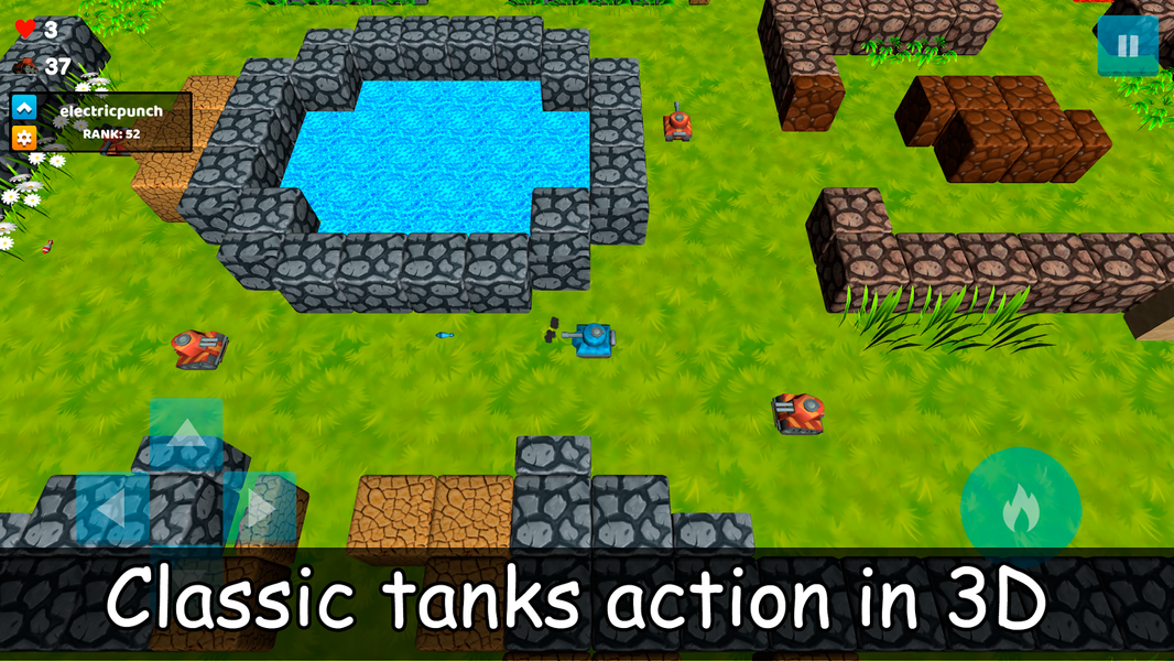 Sandbox Tanks: Make your game - Gameplay image of android game