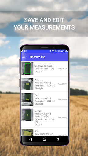 GPS Maps Measure - Image screenshot of android app
