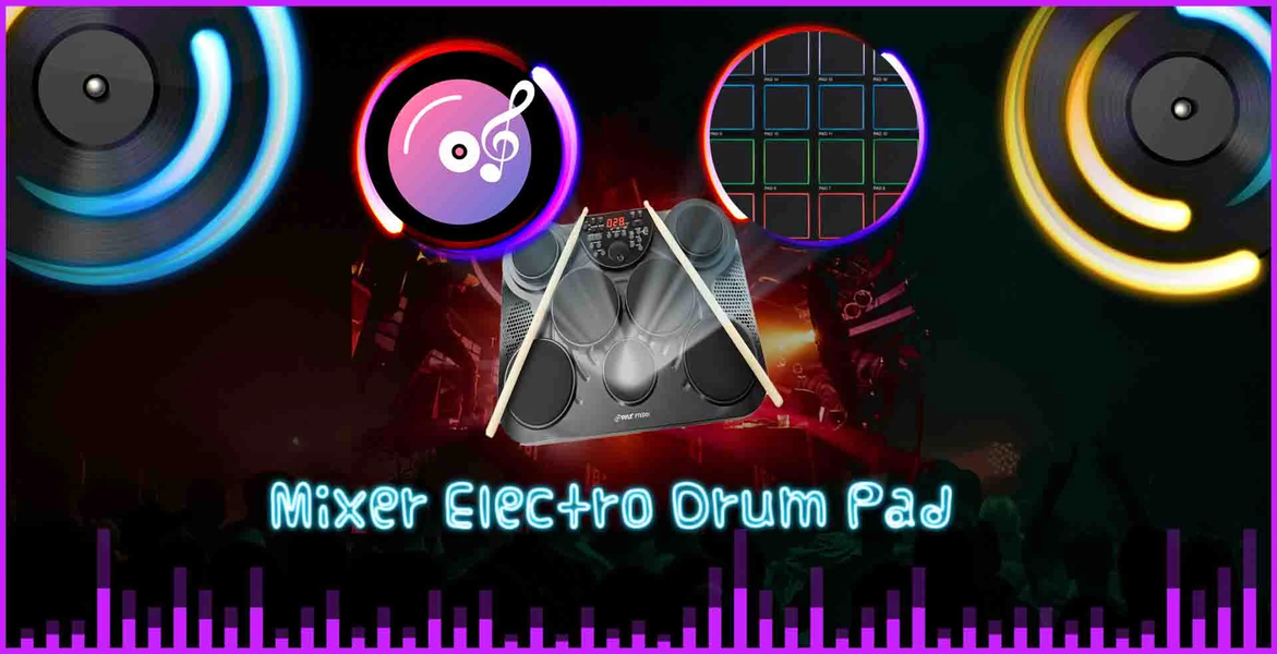 Electro Drum Pad Music Studio - Gameplay image of android game