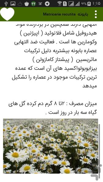 گیاه درمانی - عکس برنامه موبایلی اندروید