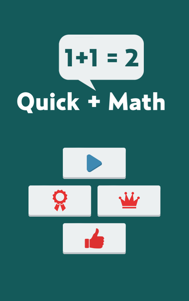 Quick Math - عکس بازی موبایلی اندروید