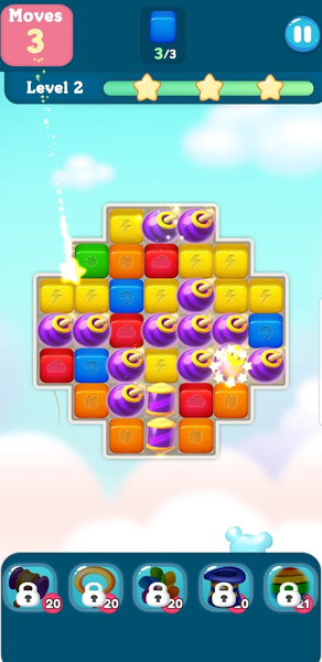 Pop Cube Blast:Match Puzzle - Gameplay image of android game