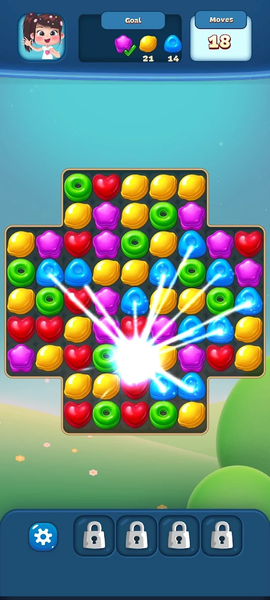 Sweet Candy Blast Leisure Time - Gameplay image of android game