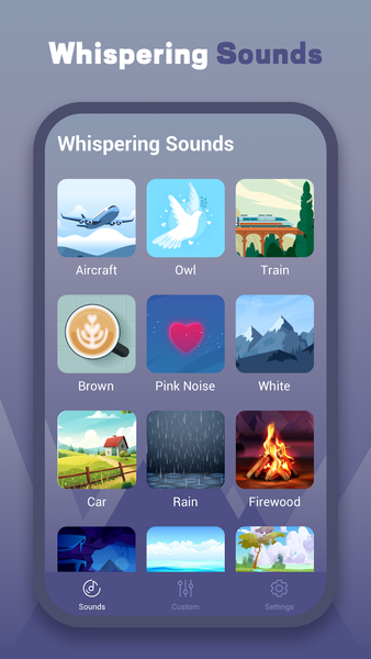 Whispering Sounds - Image screenshot of android app