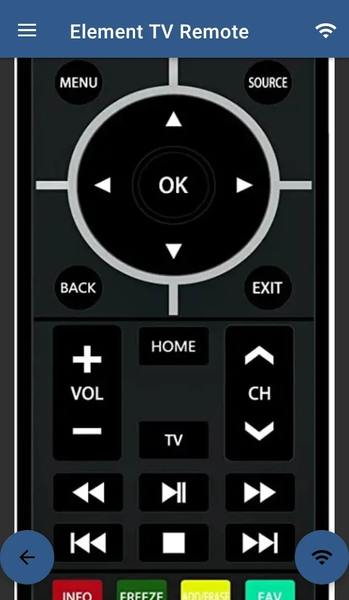 Element Smart TV Remote - عکس برنامه موبایلی اندروید