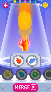 Elemental Gloves - Magic Power - Gameplay image of android game