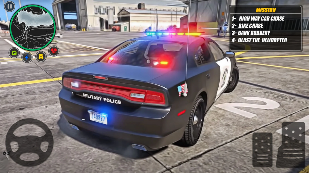 Police Car Chase Criminal Game - عکس بازی موبایلی اندروید