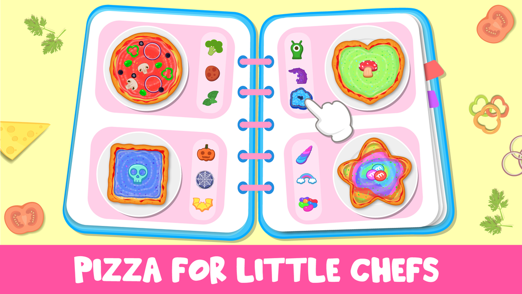 Pizza maker Kids Cooking games - عکس بازی موبایلی اندروید