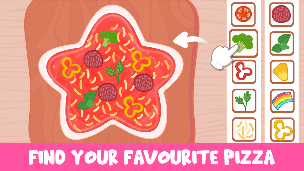 Pizza maker Kids Cooking games - عکس بازی موبایلی اندروید