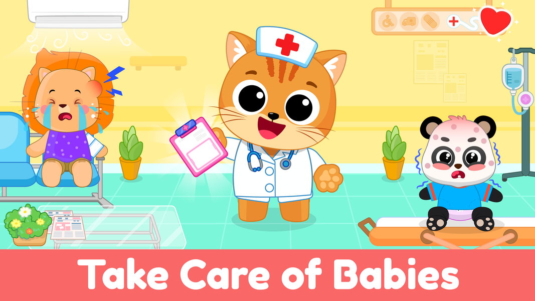 Doctor games for kids Hospital - Gameplay image of android game