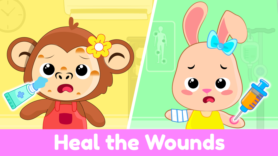 Doctor games for kids Hospital - عکس بازی موبایلی اندروید