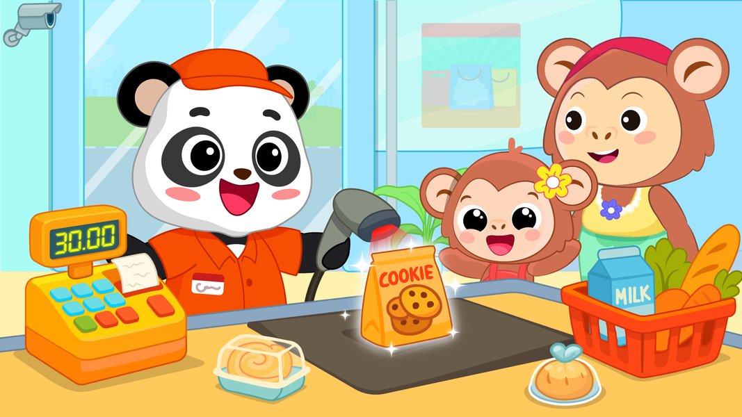 Supermarket Game Kids Shopping - Gameplay image of android game