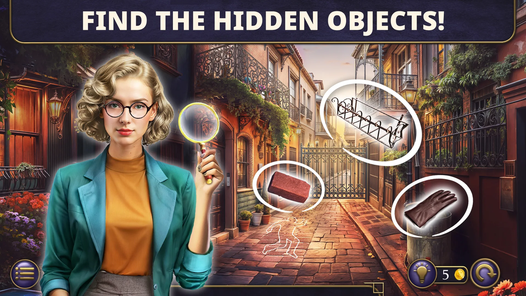 City Enigma: Hidden Objects - Gameplay image of android game