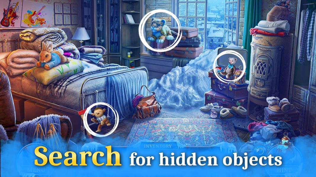 Icebound Secrets・Hidden Object - Gameplay image of android game