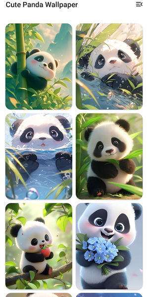 Cute Sweet Panda Wallpaper - عکس برنامه موبایلی اندروید