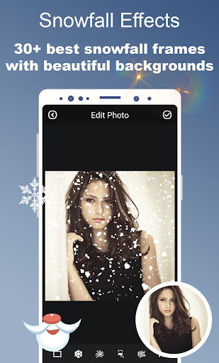 Snowfall Editor - Snow Effects - Image screenshot of android app