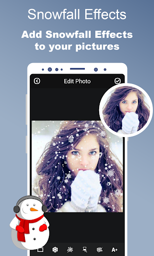 Snowfall Editor - Snow Effects - Image screenshot of android app
