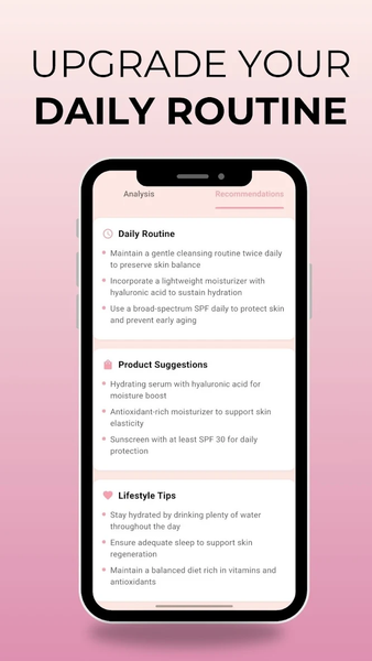 Skin Care Scanner: GlowUp - Image screenshot of android app