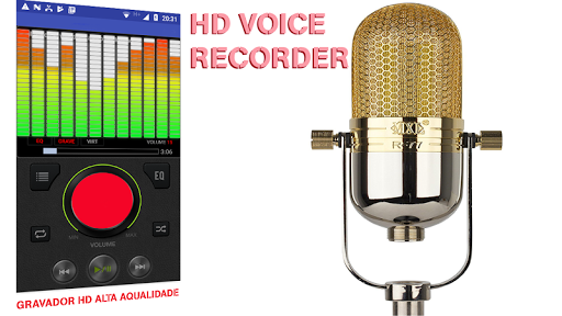 Gravador Voz Alta Qualidade HQ - Image screenshot of android app