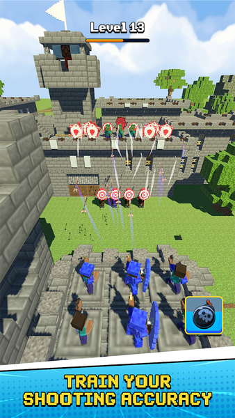 Craft War: Merge Battle - Gameplay image of android game